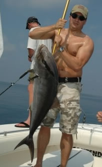 Freeport Texas amberjack fishing charters in the Gulf of Mexico