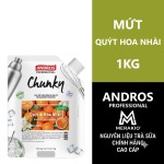 ANDROS PROFESSIONAL CHUNKY QUÝT & HOA NHÀI TÚI 1KG/ CHUNKY MANDARIN & JASMINE 1KG