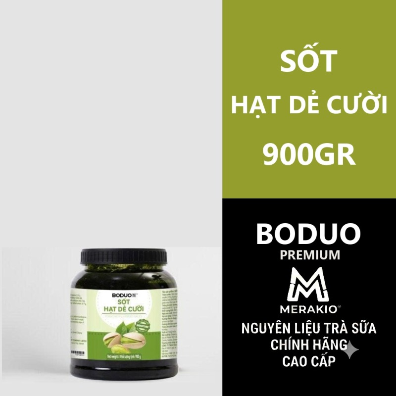 Sốt Hạt Dẻ Cười Boduo Signature 900gr